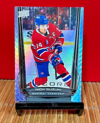 2025-26 Upper Deck Encore Blue #E-179 Nick Suzuki - Montreal Canadiens