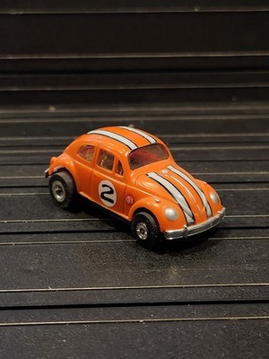 Vintage Aurora T-Jet Tuff-Ones Orange #2 VW Bug #1482 