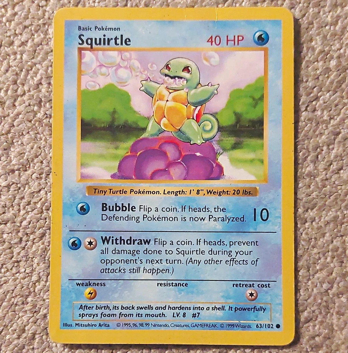 Pokémon TCG Common Collectible Individual Card Games Shadowless