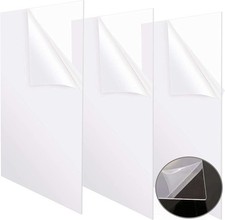 Transparent Plastic Panel Perspex Clear Acrylic Sheet Custom Size FAST DISAPTCH
