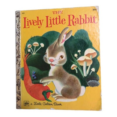 The Lively Little Rabbit, Little Golden Book, Easter, Children's storybook