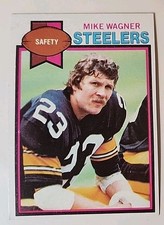 1979 Topps Football Card 165 Mike Wagner Pittsburgh Steelers 