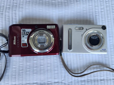 Lot of 2 Digital Camera Nikon Coolpix L20, Casio EX-Z4U Parts Repair