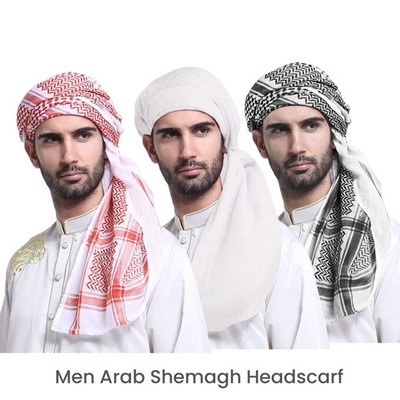 Gewebter Arabischer Kuffiyeh Hijab Plaid Schal Wrap Unisex Mode