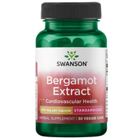 Bergamotte-Extrakt 500 Mg 30 Vegetarische Kapseln Swanson
