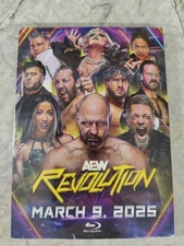 AEW Revolution 2025 Blu Ray - NEW SEALED Moxley Edge Cope Elite RARE WWE NXT
