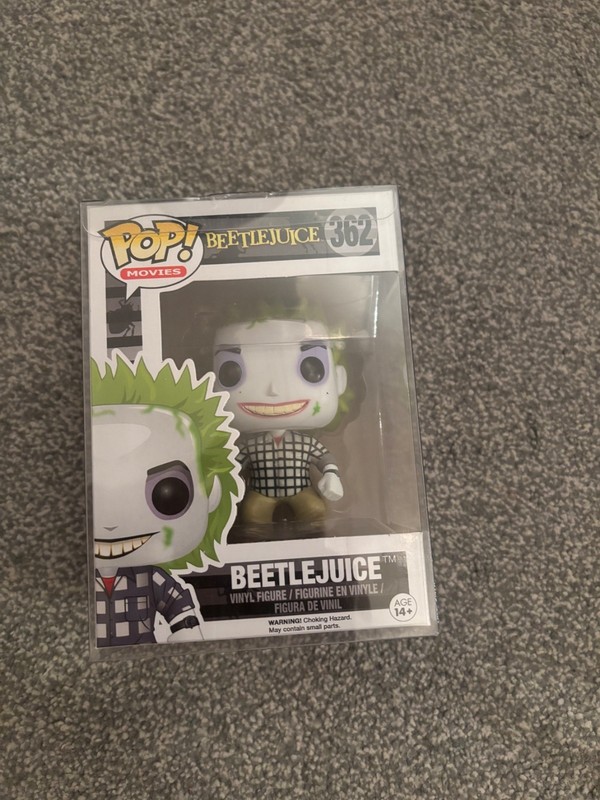 Beetlejuice Funko Pop 362 with protective case