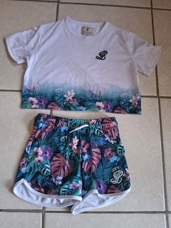Age 11 12 Years Girls Shorts And Top Set