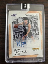 Walter Clayton Jr 2025-26 Panini Instant NBA The Incoming Class Auto /25 Rookie
