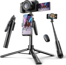 68" Professional Cell Phone Holder + Camera Tripod Stand Remote Selfie Stick US