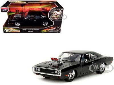 1970 DODGE CHARGER BLACK W/RACE INTERIOR FAST & FURIOUS 25 YEARS 1