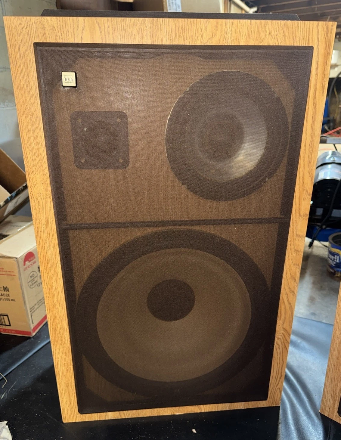 Vintage 1980s BSR Model DR-1550L Five-Way Acoustic Suspension Loudspeaker System - product detail image 3