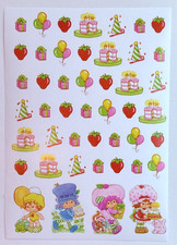 TCFC   Strawberry Shortcake   Sticker Sheet Happy Birthday Party Gifts Cake