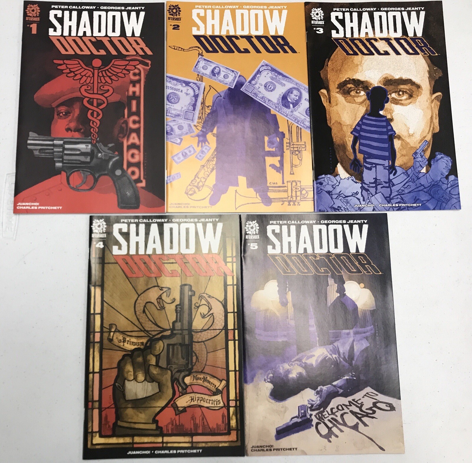 Shadow Doctor 1-5 (Aftershock) Full Set Unread | eBay