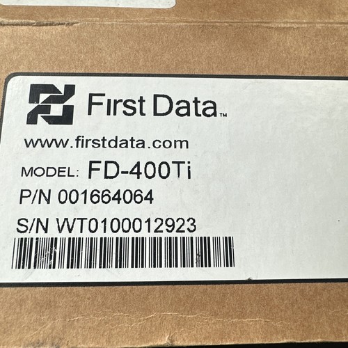 First Data FD400 Terminal FD-400ti - Picture 4 of 4