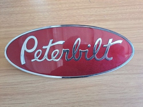 Peterbuilt Hood Logo 8 Inch Oval