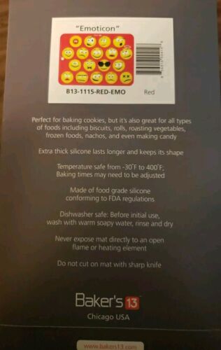 Bakers 13 Silicone Non Stick Baking Mat 11x15 - Picture 3 of 3