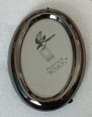 Erno Bilderrahmen - Passbildformat ca. 4x6cm - oval Black