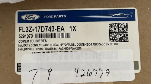 FORD OEM 15-18 F-150 Door Side Rear View-Mirror Cover Cap Trim Left FL3Z17D743EA