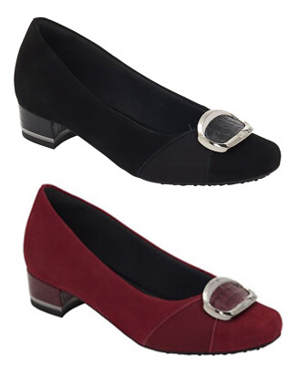SCHOLL AURELIE ECLAT Gel Activ Schuhe Pumps Sandalen Damen Wildleder