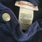 American Girl Kids Love to Layer Moto-Style Blue Vest Size L - Fits like 7/8 — photo 3