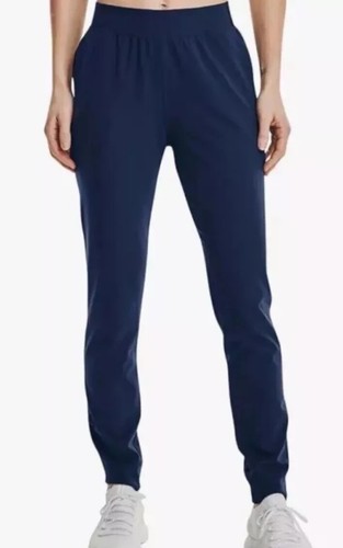Pantalón Jogger Suelto Tejido UNDER ARMOUR XS Azul Logo Cintura Ligero B55 - Imagen 7 de 7