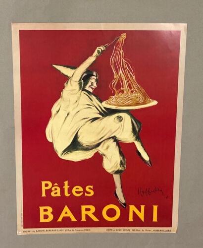 Vintage Poster: Pates Baroni Aubervilliers 1921 (24x32 inches) - Afbeelding 1 van 12