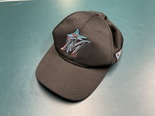 Miami Marlins Team MLB OC Sports Black Adjustable Hat