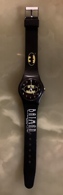 DC Batman Animated Series Armbanduhr Warner Bros. 1997 mit neuer Batterie.