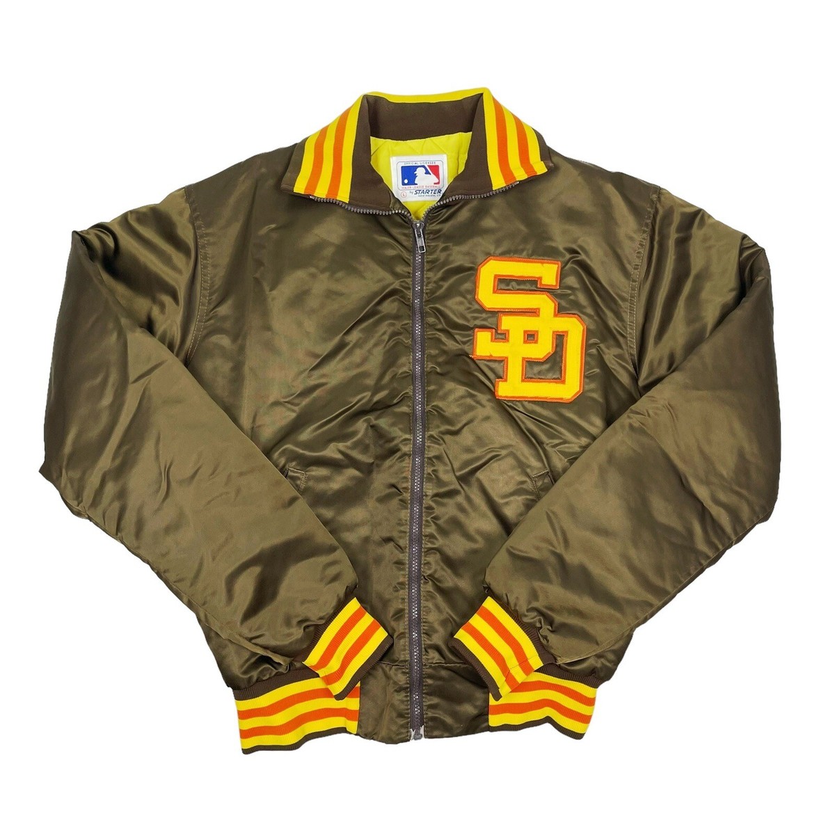 ジャケット・アウター WIND AND SEA Padres Satin Blouson Mitchell & Ness San Diego Padres Heavyweight Satin Jacket