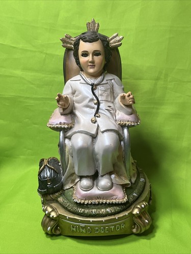Nino Doctor Statue Christ Child Resin/Plastic 11.5 Inch Mexico Traditional