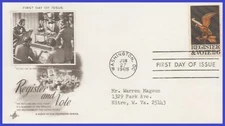 USA4 #1344 ADDR ARTCRAFT FDC   Register and Vote