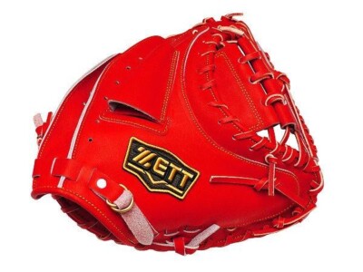 ZETT Pro Japan Steerhide 34 inch Red Catcher Mitt | eBay