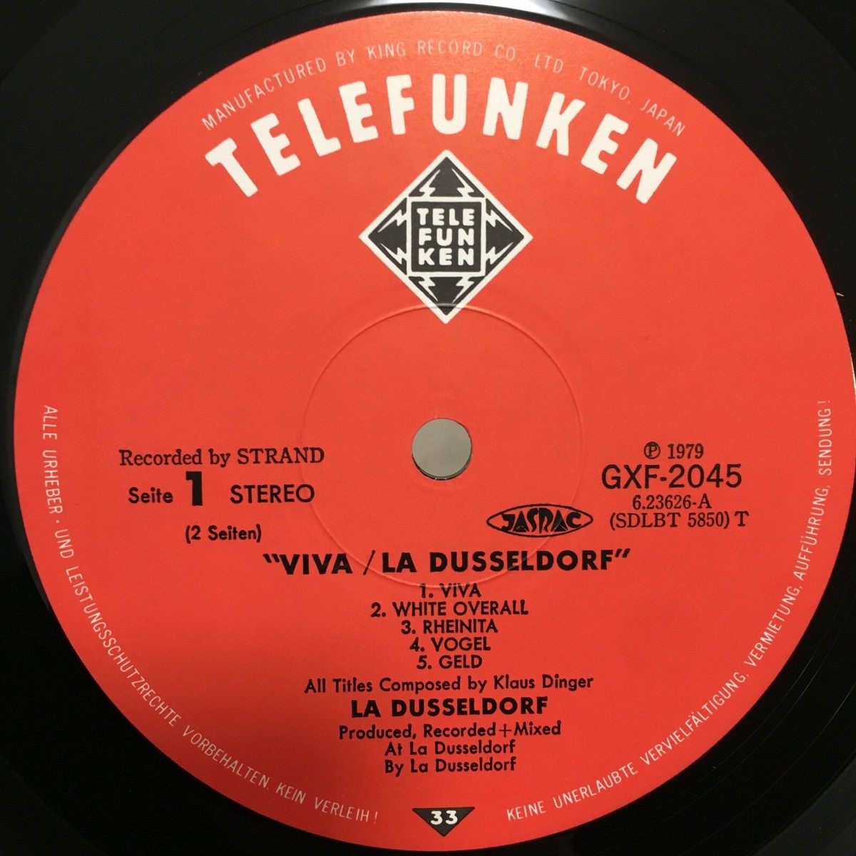ラ・デュッセルドルフ『VIVA 』LPレコード LA DUSSELDORF / VIVA JAPAN ISSUE LP W/INSERT | eBay