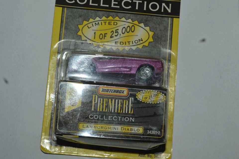 Matchbox Lamborghini Diablo 1995 Premiere Collection edición limitada micrófono sellado 1:59 Foto 3 de 4