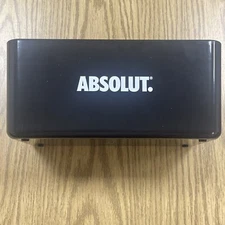 Absolut Vodka Straw & Cocktail Napkin Holder Display Barware Drink Man Cave