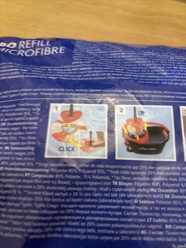 4023103198227 Spin Mop Refill Vileda Turbo 2in1 2 pc(s) VILEDA - Picture 6 of 10