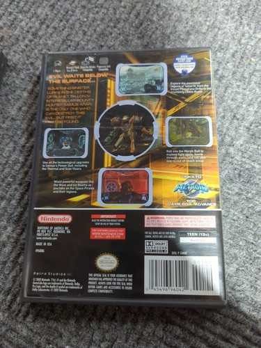 Metroid Prime Nintendo GameCube Complete CIB  - Picture 5 of 5