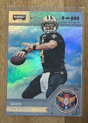 Drew Brees - 2018 Panini Playoff Air Command #5    New Orleans Saints       E367