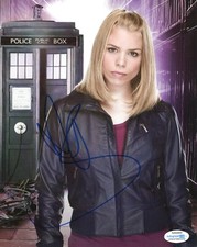 Billie Piper Sexy Doctor Who Autographed Signed 8x10 Photo ACOA
