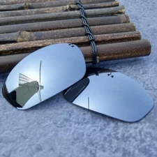 LensOcean Polarized Replacement lenses for-Oakley Split Jacket OO9099- Silver