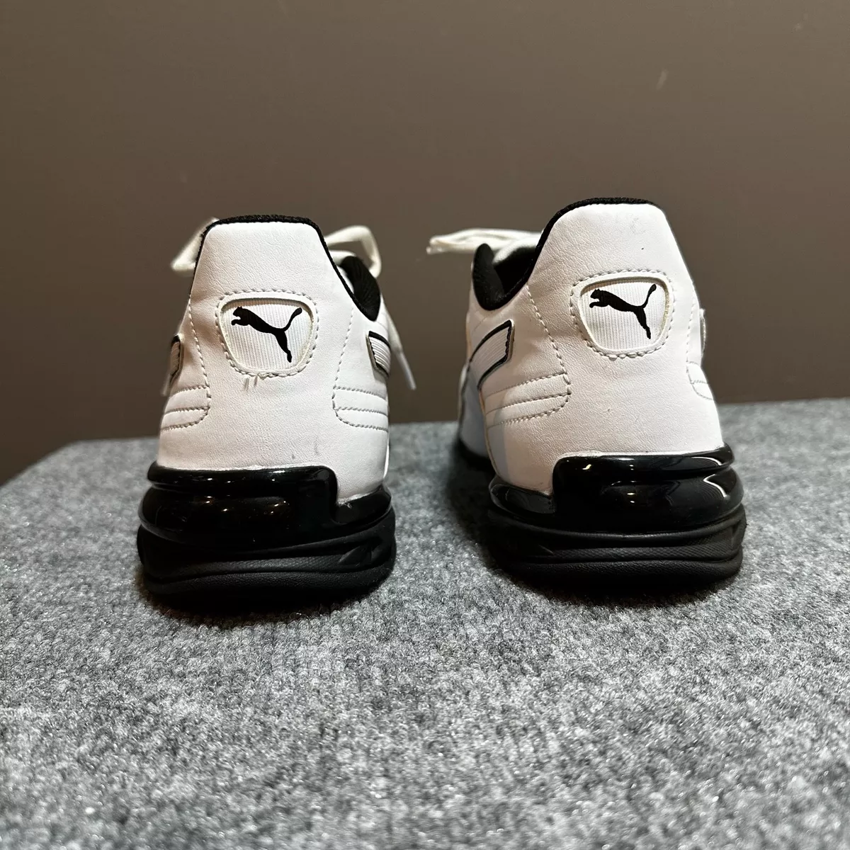 Puma Shoes Mens 13 White Black Super Levitate Lace Up 190974 01