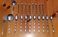 Vintage Continental Stainless Steel Flatware CSS39 From Japan 20 Pc. Set