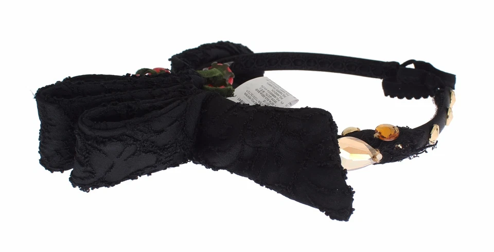 NUEVO $1000 DOLCE & GABBANA Diadema Diadema Tiara Baya Fruta Cristal Lazo Cabello Foto 4 de 4