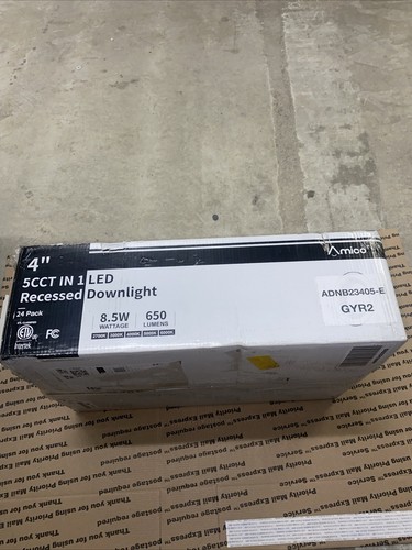 Amico 4 inch 5CCT LED Recessed Lighting Dimmable 2700K-6000K 650LM (20! Pack) - Picture 2 of 8