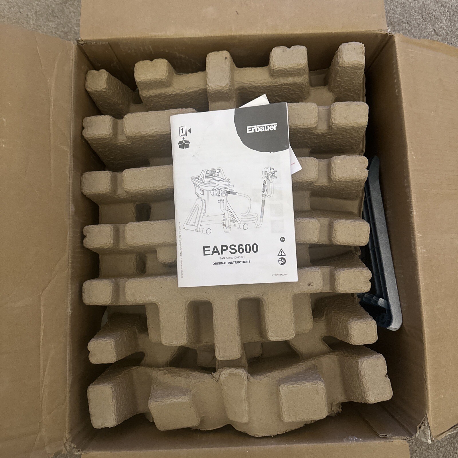 Erbauer EAPS600 Corded Electric Airless Paint Sprayer 5059340043371 eBay