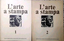 L' arte a stampa numero 1 e 2  Franco Sciarelli  Milano