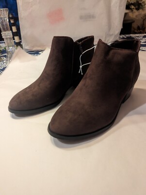 Amazon Essentials Women's Size Dark Brown Ankle Boots New