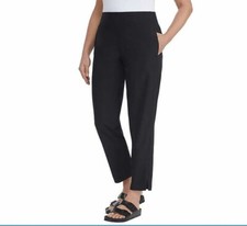 NEW Kirkland Signature Ladies Ankle Pull On 4 Way Stretch Brooklyn Pant Black M