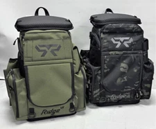 New RIDGE ROLLER CUSTOMS The Ridge V6 Backpack *Wingz Disc Golf * Built in Seat